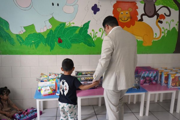 Visita y supervisa Rafael Loera estancia infantil en Cuauhtémoc