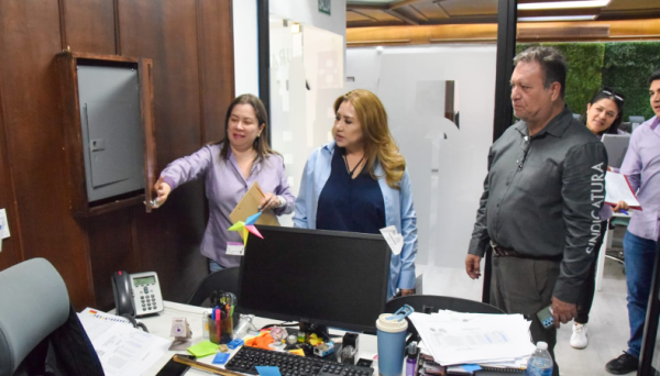 Realiza Comisión Auxiliar Mixta de Seguridad e Higiene recorrido de verificación en la Sindicatura