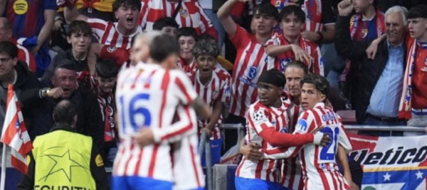 Atlético de Madrid vence 3-2 en el global al Barcelona y avanza a semifinales de Champions League