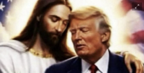 Trump publica imagen en la que Jesús lo abraza tras la polémica con el papa León XIV