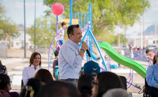 Estrenan el nuevo Parque la Ribereña vecinos de Jardines de Sacramento