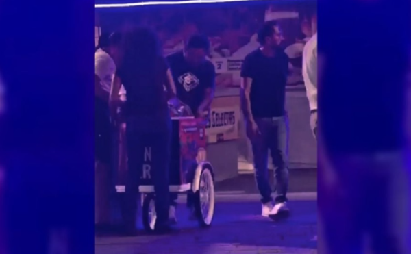 Captaron a Luisa María Alcalde y Arturo Ávila en la Feria de San Marcos, promocionan negocio cervecero del diputado