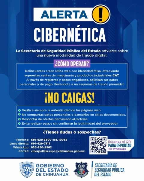 Exhorta SSPE a tomar precauciones ante nueva modalidad de fraude digital con esquema piramidal