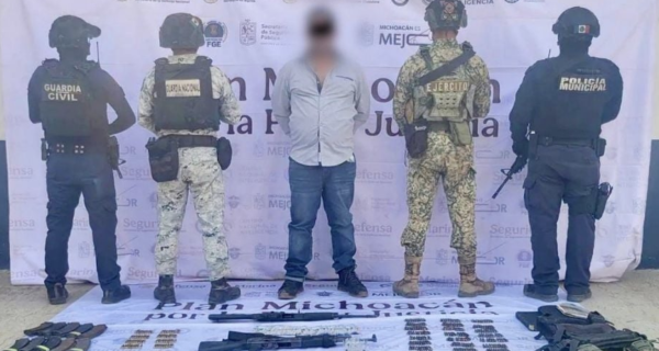 Detienen en operativo a presunto familiar de 