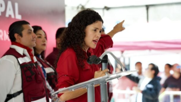 Arremete Luisa Alcalde contra gobernadores de PAN y MC por programas de Bienestar