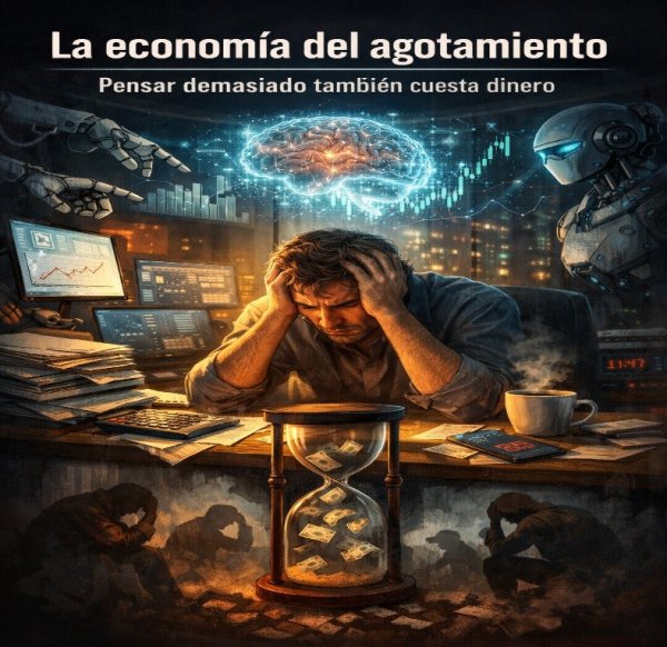 La economía del agotamiento: cuando pensar demasiado también cuesta dinero