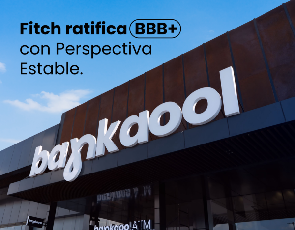 Ratifica Fitch perspectiva estable de Bankaool con calificación BBB+