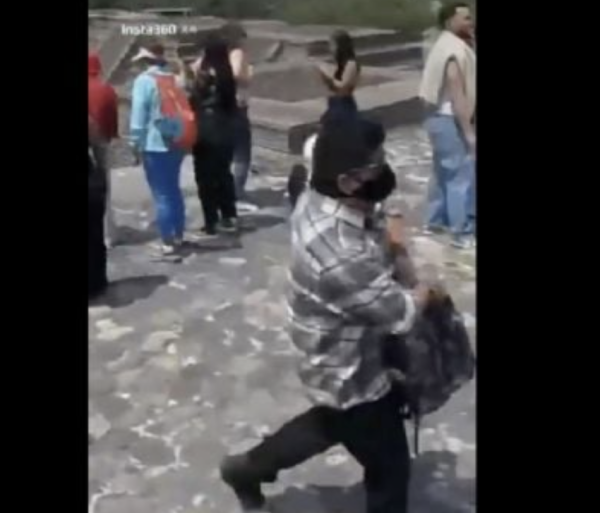 Nuevo video capta al agresor de Teotihuacán antes de abrir fuego