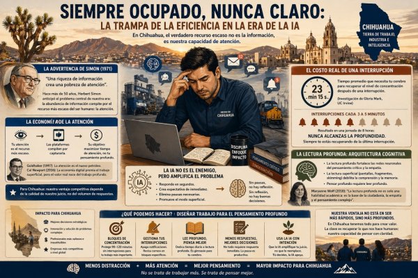 Siempre ocupado, nunca claro: la trampa de la eficiencia en la era de la IA