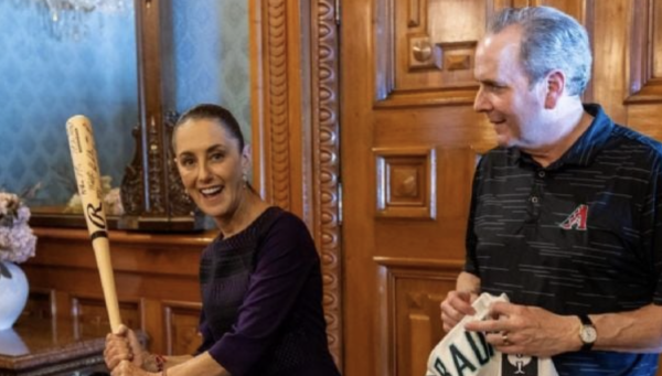 Sheinbaum recibe a directivos y jugadores de las Grandes Ligas