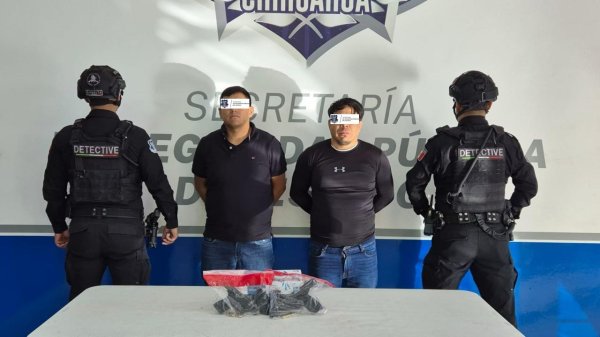 Detiene SSPE a dos sujetos con armas de fuego vinculados a homicidio doloso