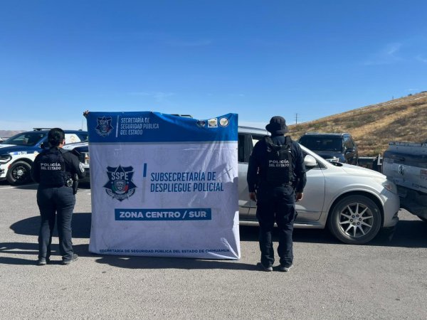 Recupera SSPE vehículo robado en Aldama