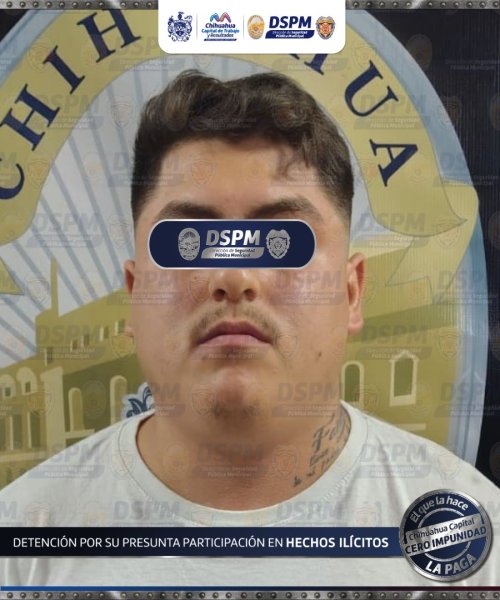 Detiene Policía Municipal a hombre con aparente droga y arma durante Operativo Verano Seguro