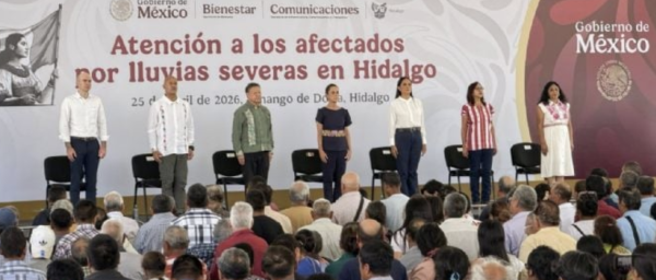 Pobladores señalan falta de medicinas y personal de salud durante evento de Sheinbaum en Hidalgo