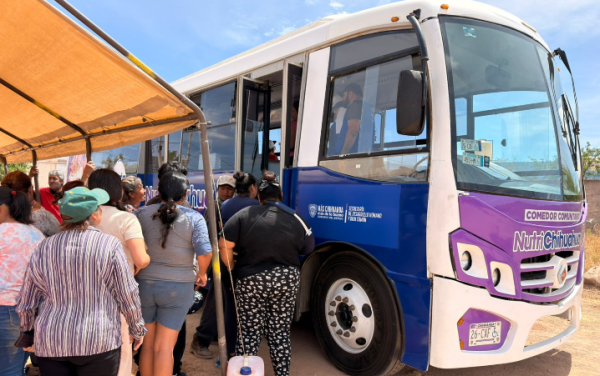Llega comedor móvil de NutriChihuahua a más colonias de la capital