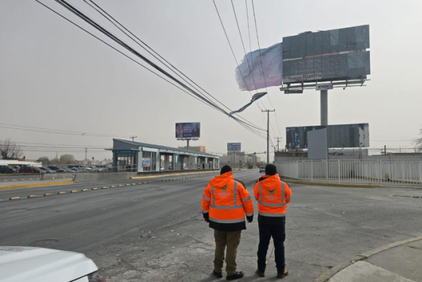 Emite CEPC alerta preventiva por rachas de viento superiores a los 75 km/h