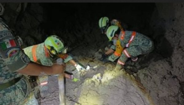 Localizan muerto al cuarto minero atrapado tras colapso en Sinaloa después de 33 días de trabajos