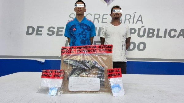 Detiene SSPE a dos sujetos con arma y droga en Ciudad Juárez; destaca Gilberto Loya a Centinela como herramienta clave para la detención