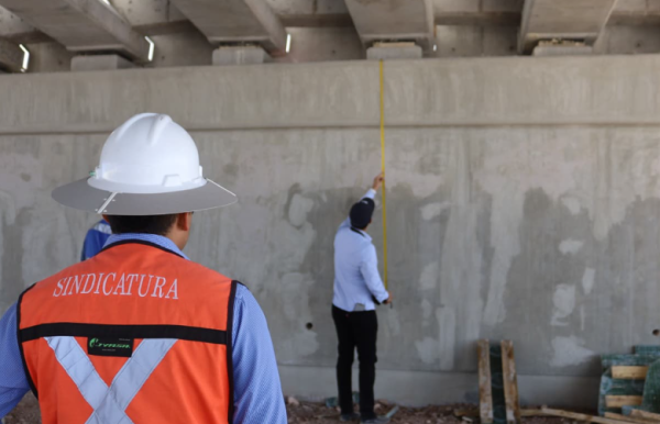 Paso superior a Aldama registra 62% de avance: Sindicatura