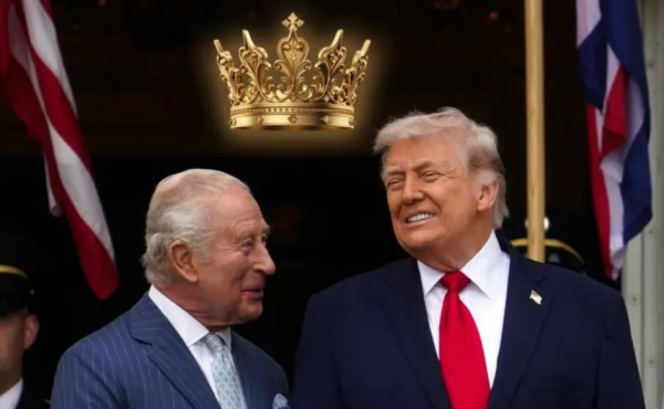 Trump reacciona a artículo que revela su parentesco con el rey Carlos III