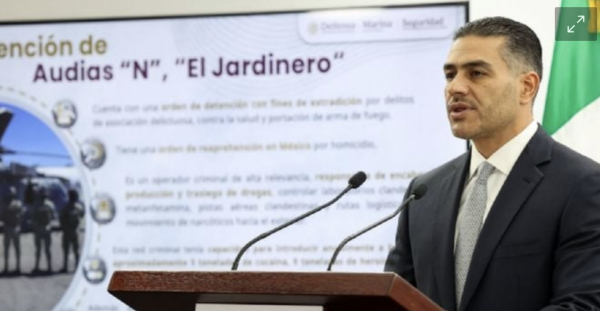 La captura de “El Jardinero” fue íntegramente ejecutada por autoridades mexicanas: Harfuch