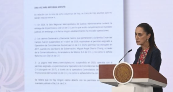 Farías Laguna debe ser deportado o extraditado; tiene orden de aprehensión: Sheinbaum a Milei