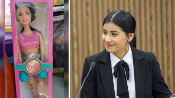 Reparten muñecas de “La Bonita” Sánchez en Puebla; funcionaria niega campaña anticipada