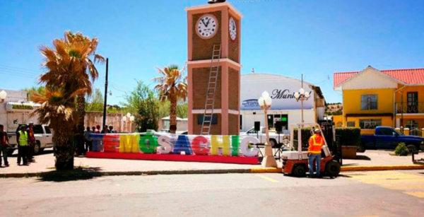 Derriban poste Centinela recién instalado en Temosachic