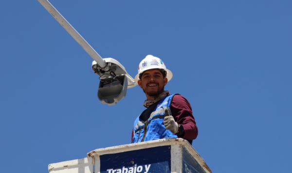 Ya son 860 colonias con alumbrado LED en la capital