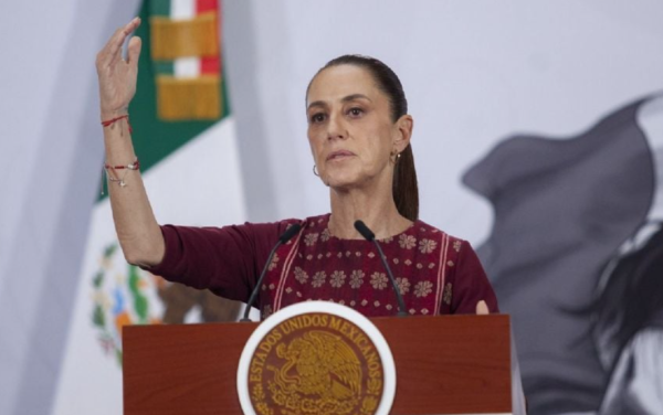 Sheinbaum tiene su conferencia matutina más breve en medio de crisis por la presencia de agentes extranjeros