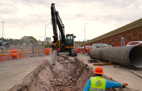 Continúa Municipio construcción de gaza al poniente