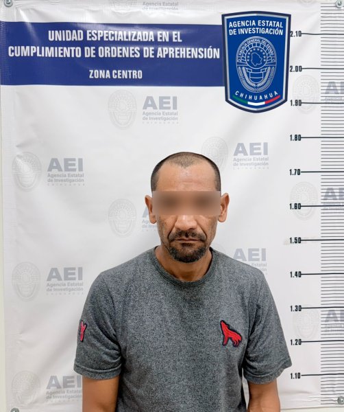 Detiene AEI a masculino por incumplimiento de la obligación alimentaria en la ciudad de Chihuahua