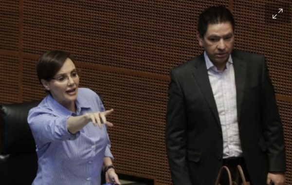 Así celebró Lilly Téllez la acusación de EU contra Rubén Rocha Moya