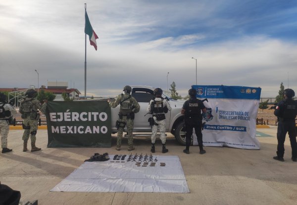 Asegura SSPE vehículo con blindaje artesanal en Aldama