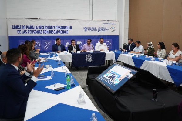 Encabeza Rafa Loera segunda sesión del Consejo para la Inclusión de las Personas con Discapacidad en Cuauhtémoc