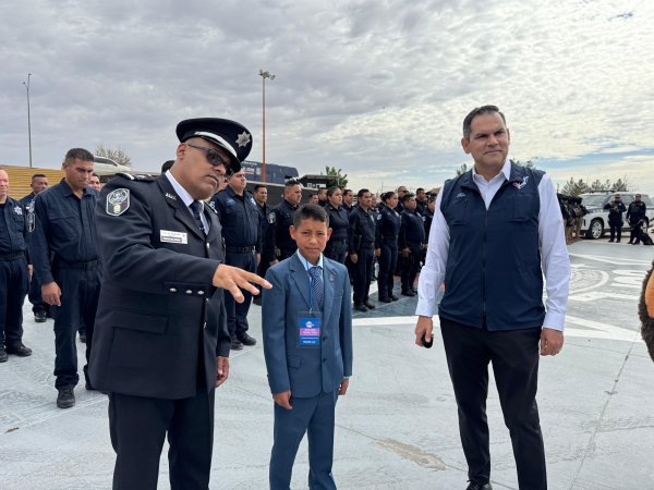 Encabeza Kevin Camilo Mendoza la SSPE como “Secretario por un día”; celebra Gilberto Loya a la niñez chihuahuense