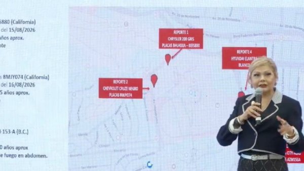 Fiscalía confirma el hallazgo de cuatro cuerpos en automóviles en Tijuana durante un periodo de seis horas