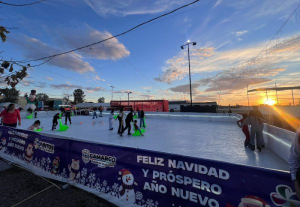 Último día de la pista de hielo en Camargo; niñas y niños entran gratis a partir de las 4:30 p.m.