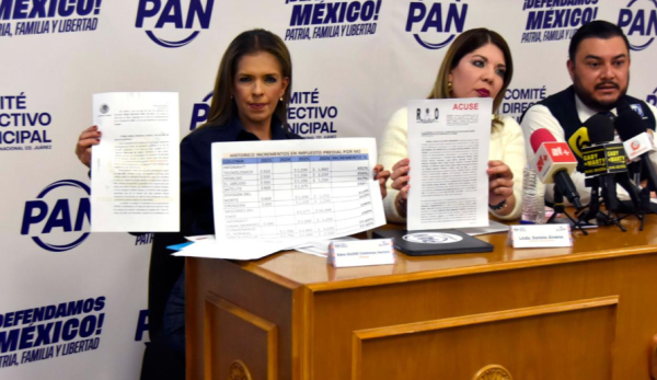 Presenta Presidente Municipal “Tráfico-Influenciómetro” con casos de nepotismo vinculados al PAN