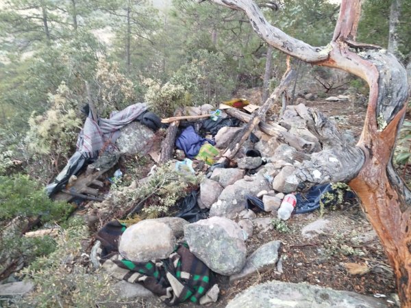 Destruye SSPE campamento utilizado para actividades ilícitas en Guachochi