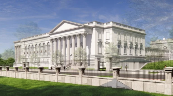 Trump presenta por primera vez el diseño de su polémico salón de baile en la Casa Blanca