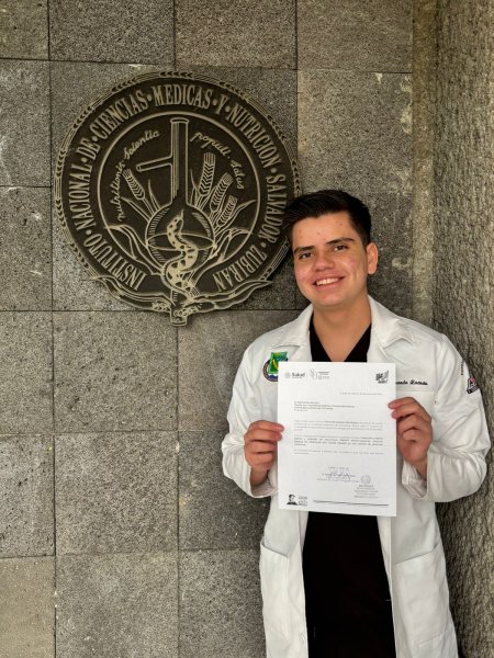 Estudiante de la UACH participa en investigación en Instituto Nacional de Ciencias Médicas y Nutrición