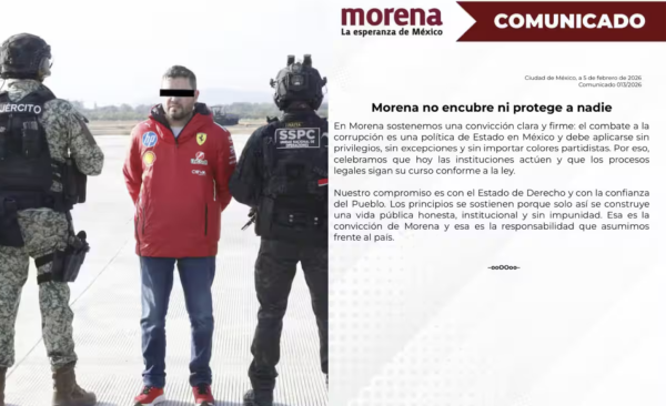 Luisa Alcalde advierte que no habrá intocables ni pactos de impunidad tras detención de alcalde de Tequila