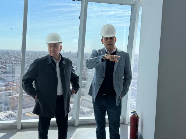 Revisan SSPE y Agencia Estatal de Desarrollo Energético avances de la Torre Centinela en Ciudad Juárez