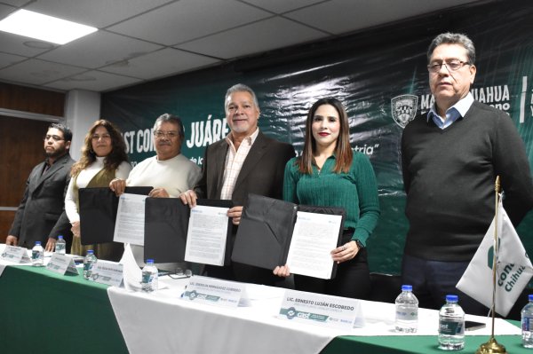 Firman convenio Conalep y Unión de Yonkeros Importadores de Ciudad Juárez
