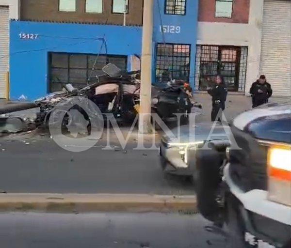 Aparatoso accidente vial deja un lesionado en la avenida Tecnológico