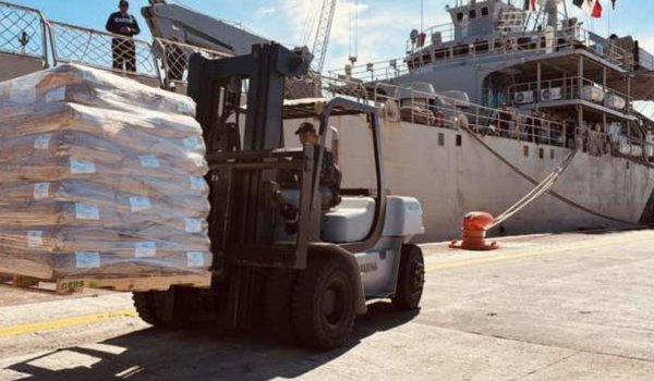 Gobierno de México envía ayuda humanitaria al pueblo de Cuba, a través de dos buques de la Armada de México