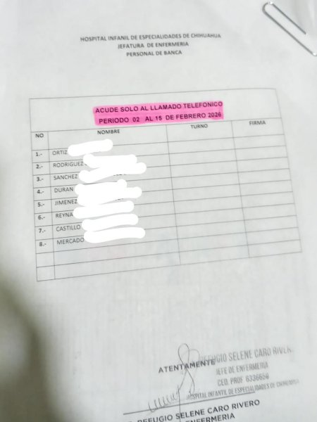 Denuncian abuso de autoridad y acoso laboral en el Hospital Infantil de Especialidades