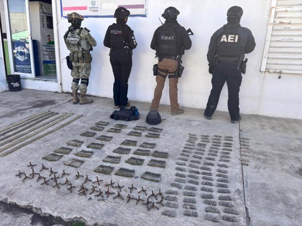 Asegura SSPE vehículos con cartuchos y equipo táctico durante operativo en Guachochi