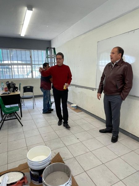 Revisa director del Conalep inspección en planteles para supervisar condiciones ante el inicio del semestre